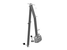 Recambio de cinturon seguridad delantero izquierdo para peugeot 207 referencia OEM IAM SLV8975JY  