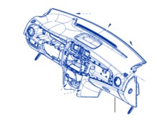 Recambio de salpicadero para dacia sandero 0.9 tce cat referencia OEM IAM    2